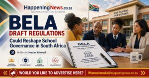 BELA draft regulations and school governance in South Africa, with parents, a learner and school representatives discussing proposed changes.