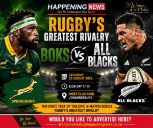 Springboks vs All Blacks at Ellis Park 2026