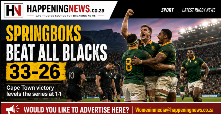 Springboks beat All Blacks