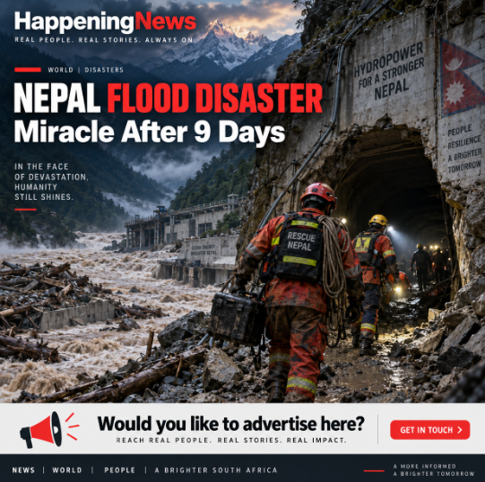 Nepal flood disaster rescue operation after two workers were found alive following nine days trapped underground