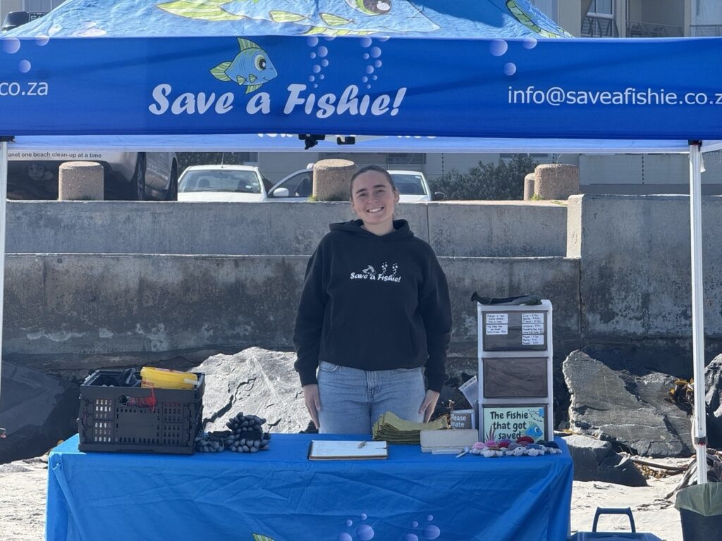 Founder of Save A Fishie - Zoe Prinsloo