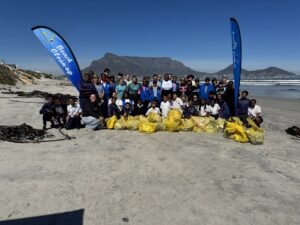 Youth Unite for Peace, Collect 542kg of Waste in Cape Town Beach Clean-Up